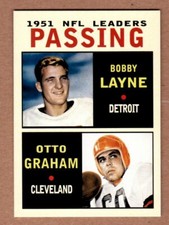 Bobby Layne & Otto Graham / MC Passing Leaders #7 / FREE SHIP / NM+ Bobby Layne & Otto Graham / MC Passing Leaders #7 / FREE SHIP / NM+
