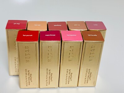 Stila Shine Fever  Lip Vinyl Liquid Lacquer Lipstick 0.18oz Full Sz Choose Shade