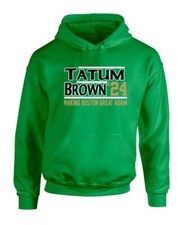 Jaylen Brown Jayson Tatum 2024 Jersey Hooded Sweatshirt Hoodie