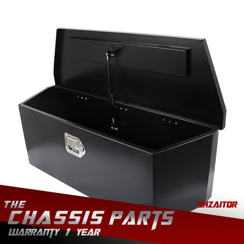 35" x12" x11.8" Aluminum Trailer Tongue Tool Box Truck Pickup Underbed Storage - Picture 5 of 10