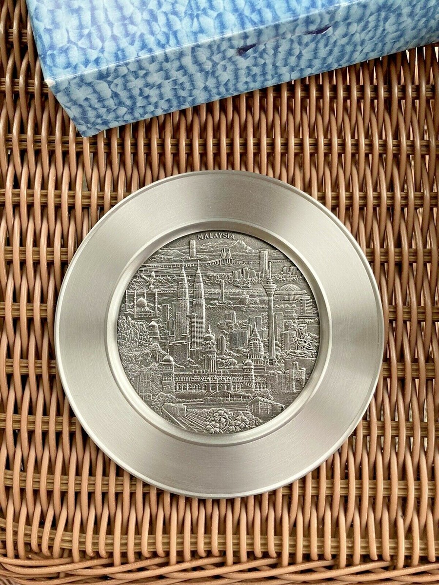 ROYAL SELANGOR Malaysia Landmarks Pewter Plate 6
