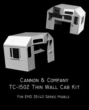 Cannon & Company TC-1502 HO 35/40 Thinwall EMD Cab Kit Detail Part | $5 Offer
