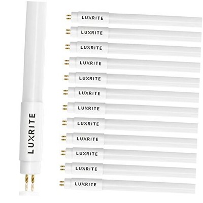  12-Pack 4FT T5 LED Tube Lights, Type A+B, 24W=54W, 5000K 5000k (Bright White)