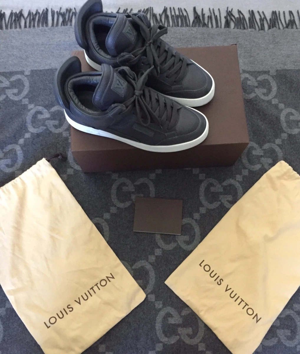 100% AUTHENTIC LOUIS VUITTON DON X KANYE WEST ANTHRACITE LV 7 US 8.5 JASPER  RARE