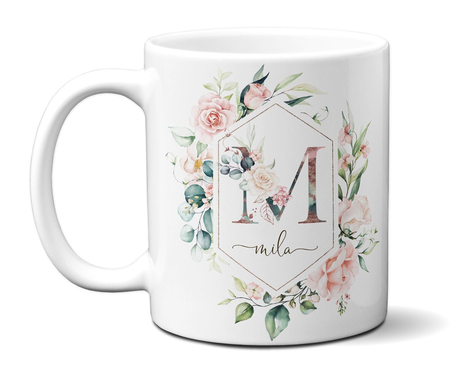 Personalized Letter Mug Gift For Woman Coworker Colleague Employee From Boss Off