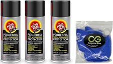 Fluid Film Black 11.75 oz Pack of 3 Rust Converter Spray Kit