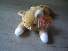 Ty Beanie Baby Nip the Cat 1993/1994 Retired Rare Tag Errors PVC Pellets