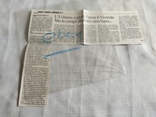 1994/95 Derby 3 Udinese 1 Anglo Italian Cup orig press report cutting #2