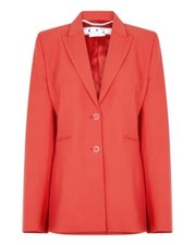 Off White Red Corporate Jacket Size 12 (44) Genuine Rrp £950 #r