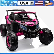Ride on UTV Car 200W Motor Spring Suspension Music LED Lights W/Remote Control