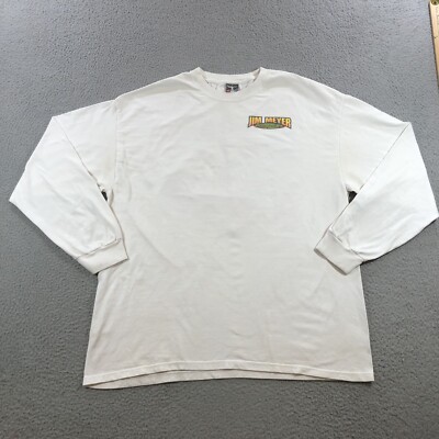 Vtg Jim Meyer Enterprises Long Sleeve T Shirt Men s XL White Cruisint s.com