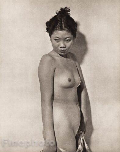 1950 Vintage THAILANDESE Donna Nuda Donna Asiatica JOHN EVERARD Foto Arte Orientale 16x20 - Foto 1 di 1