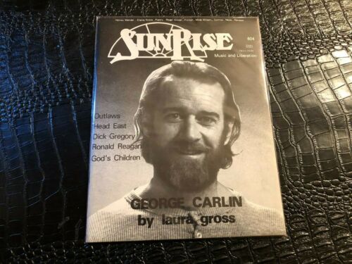  (UNREAD) V4 #6 1976 SUN RISE music magazine (F3-BX5)  GEORGE CARLIN - Photo 1 sur 1