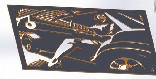 10 Archivos DXF CNC código g corte láser industrial ANIME BRUTAL Vectorial Plasma N.o 0201 - Imagen 7 de 24