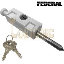 Federal Sliding Multi Purpose Door Window Patio Security Locking Bolt Lock FPB01