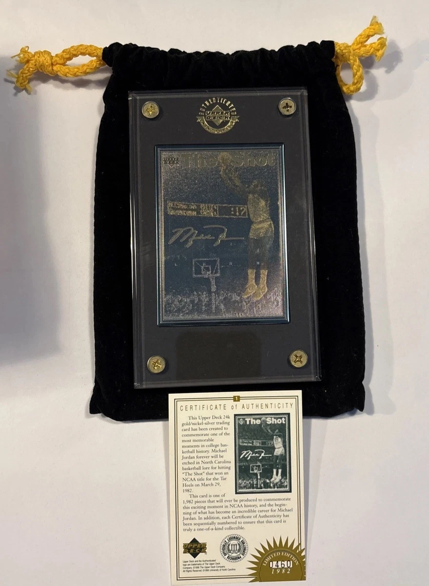 マイケルジョーダン　UPPER DECK 24k authenticated Michael Jordan 24kt Gold Card for sale | eBay