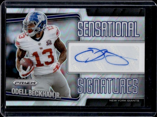 2025 Panini Prizm Odell Beckham Jr. Sensational Signatures Auto #/149 Giants