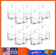 Chinco 10 Pack Acrylic Brochure Holders Bulk 6x8 Inch Commercial Menu Stands...