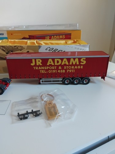 CORGI 1.50 ERF OLYMPIC CURTAINSIDE J.R. ADAMS AN13418 NEU/MINT/LTD EDITION - Bild 11 von 12