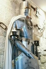 Medieval Knight Wearable Suit Of Armor Crusader Combat Full Body Armor Templar