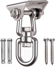 Heavy Duty 360 Swivel Swing Hanger, Stainless Steel Hammock Hook for Ceiling...