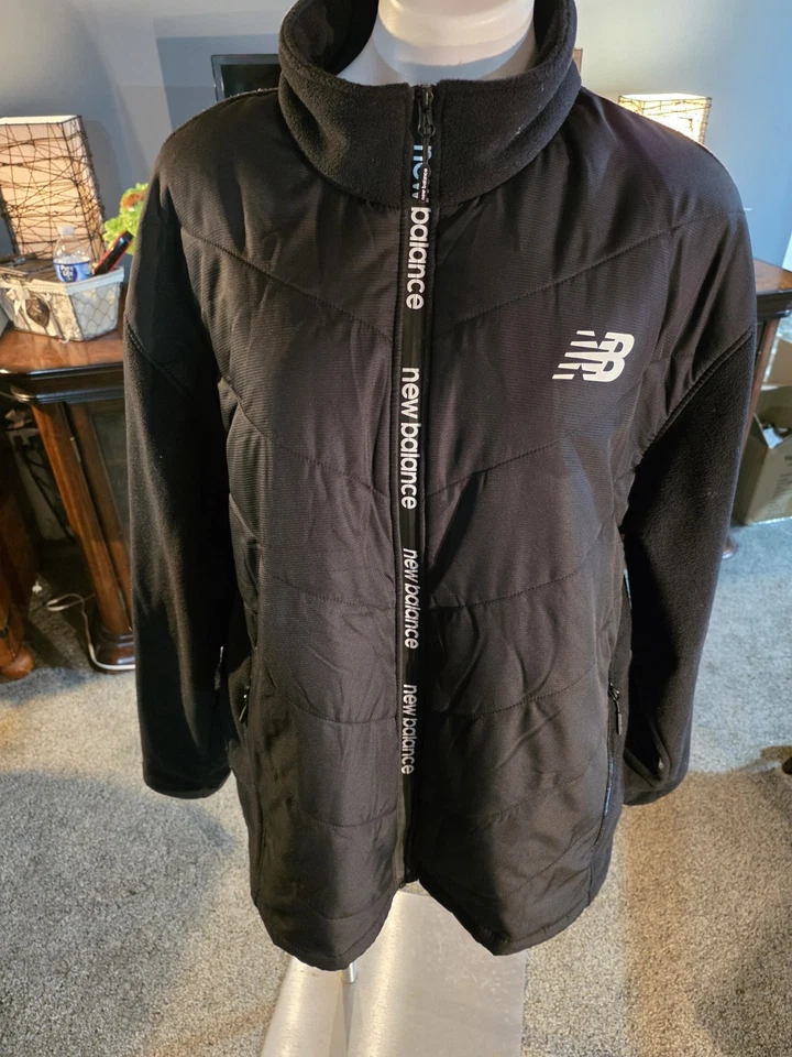 new balance jacket 3xl 3/4 Fleece/ Puffer Front Adjustable Waist Zip Pockets - Image 3 of 4