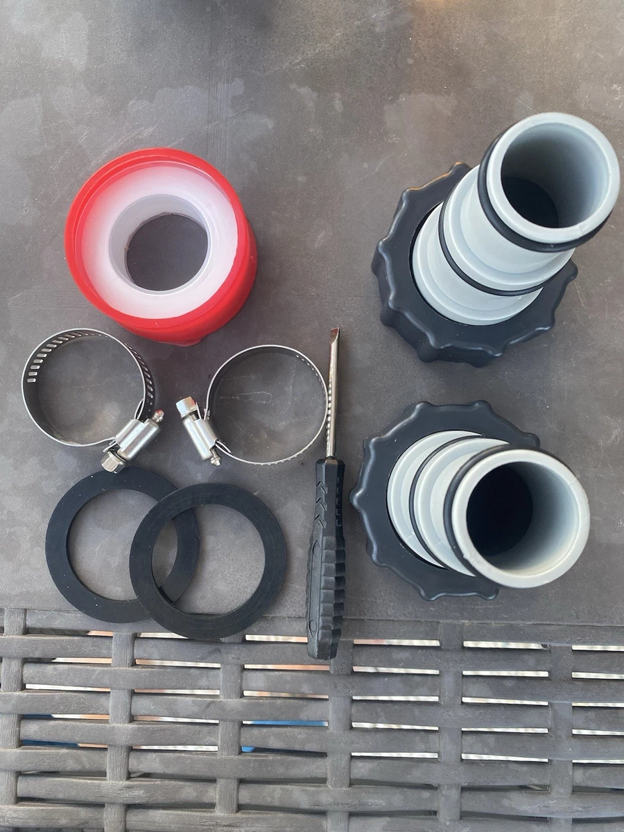 2X ADATTATORE PER piscina Un tubo della pompa Adattatore speciale per