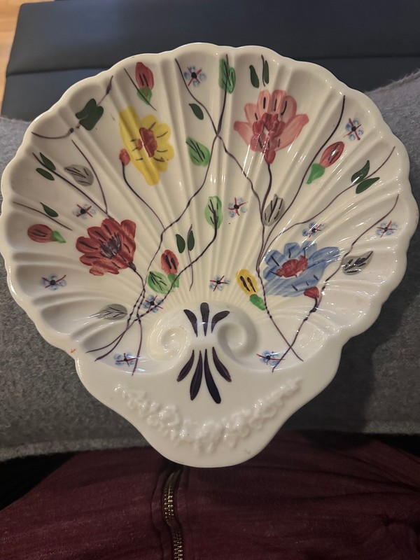 Blue Ridge Southern Pottery 9” Shell Dish Discontinued 1940’s