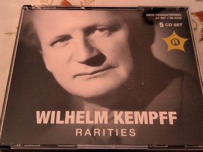 Wilhelm Kempff Rarities 2009 New Remastering 5 CD Set Beethoven Mozart Schumann