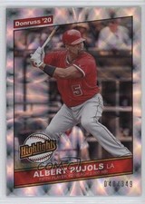 2020 Panini Donruss Highlights Silver /349 Albert Pujols #H-3 1pk2