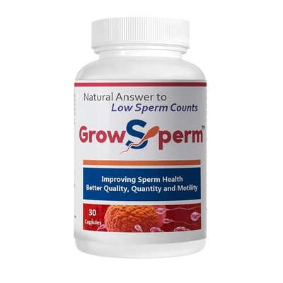 Samika Nutricare Grow Sperm Capsules 30 Veg   Natural Fertility Aid