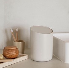 Kazai Mini Waste Bin'Tove'-Small & Unique Design Bin For Bathroom|1.5L Capacity