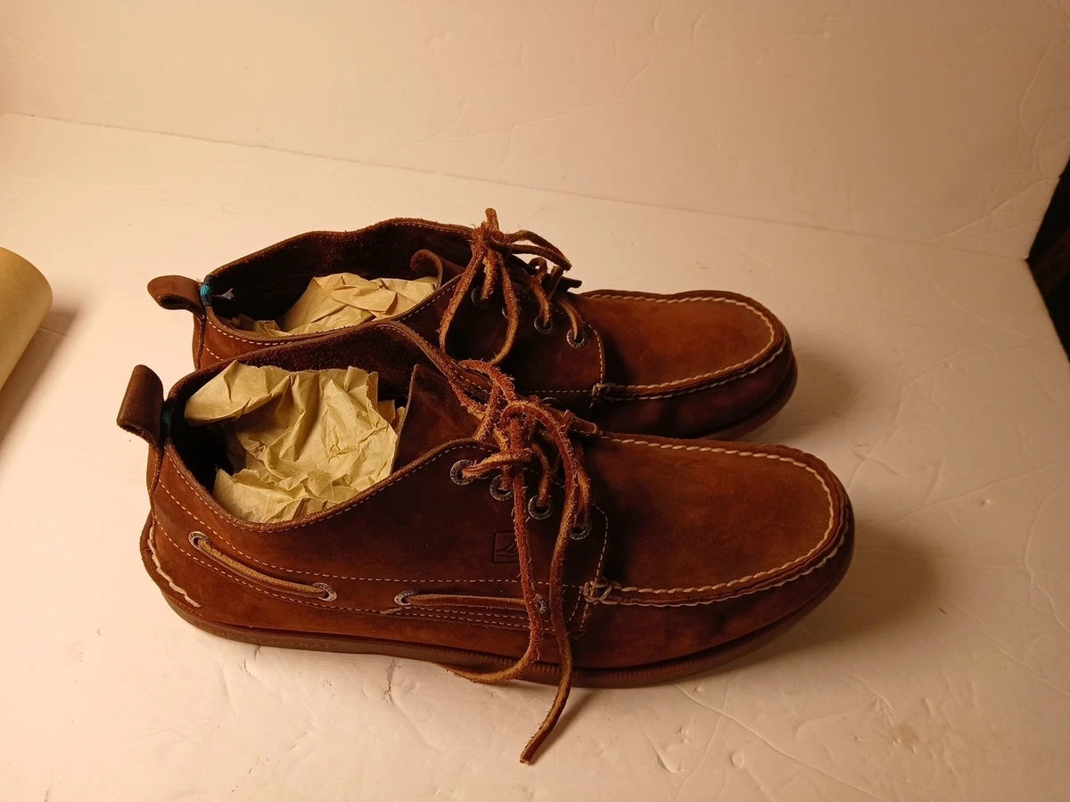 SPERRY Men’s Top-Sider Striper Plushwave Mid Chukka Boots Brown STS22733 Size 13 sperry top sider chukka boot | eBay main image 2