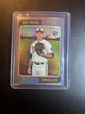 2023 Topps Heritage High Numbers Grayson Rodriguez RC Sparkle 073/274 #541