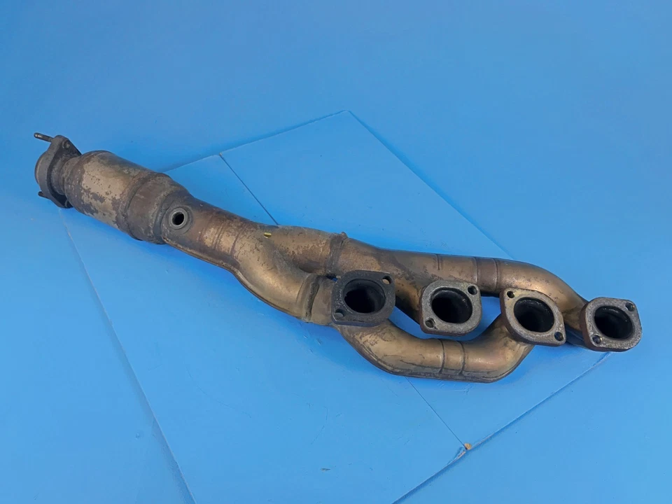 97-03 BMW E39 540I M62 V8 COLECTOR DE ESCAPE CABEZALES OEM Foto 3 de 4