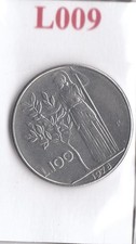 L009 Moneta Coin ITALIA Repubblica Italiana 100 Lire Minerva 1978