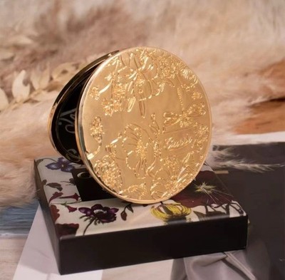 NIB Gucci Flora Gold Floral Embossed Compact Mirror | eBay