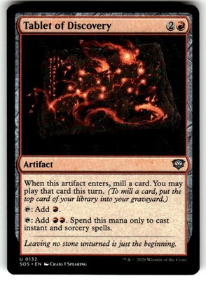 Tablet of Discovery Secrets of Strixhaven Regular MTG