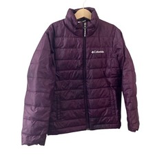 Columbia Down Feather Puffer Coat - Purple - Small 8