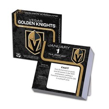 Turner Licensing,  NHL Vegas Golden Knights 2026 Desk Calendar, 5.38'' X 5.38'',