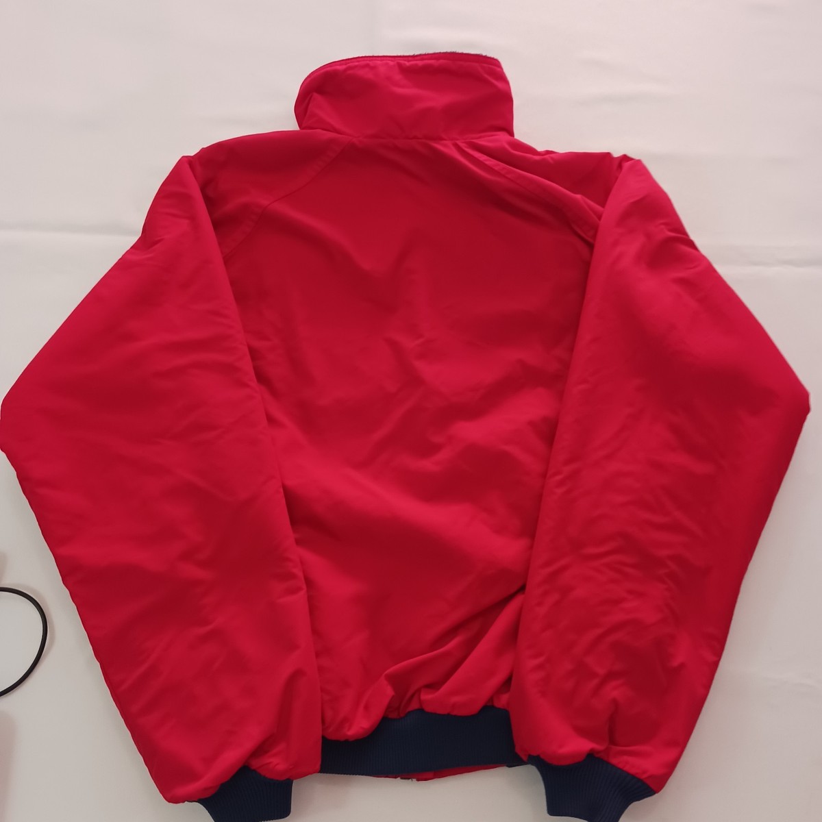 Vintage 80s Patagonia Fleece Lined Mens Red Shelled Synchilla