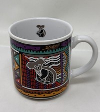 VTG Balarinji Australia Koala Mug Aboriginal Indigenous Art Coffee Cup 90s 8 oz