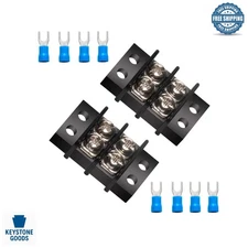 Heavy-Duty Dual Row Terminal Blocks & Connectors Set