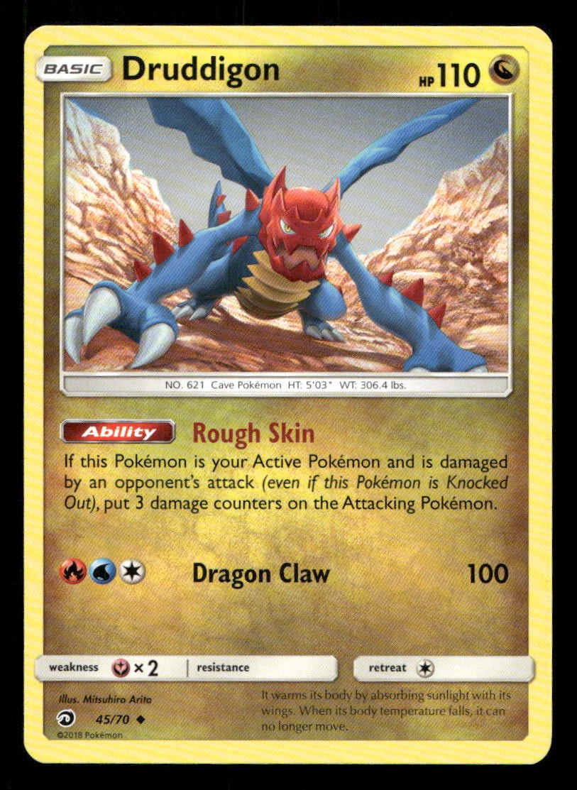 Druddigon 45/70 Dragon Majesty NM/M Pokemon