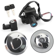 Ignition Switch Fuel Cap Seat Lock Keys Set For Honda XR125L 03-08 CLR125 1998*