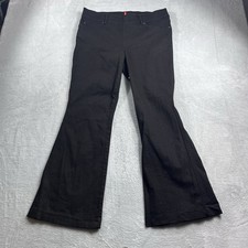 Spanx SPANXshape  EveryWear Flare Jeans Women's Size XL Clean Black Pull On