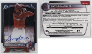 2025 Bowman Chrome Prospect Auto Anyelo Marquez #CPA-AM Auto