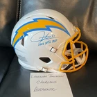 LaDainian Tomlinson Los Angeles Chargers Signed Original Football Helmet BAS
