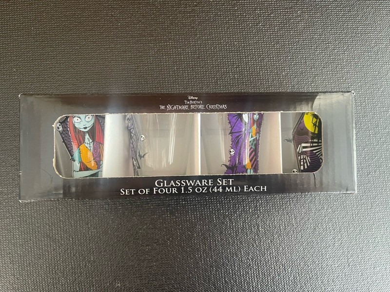 A Nightmare Before Christmas  shot glasses, set of 4 New