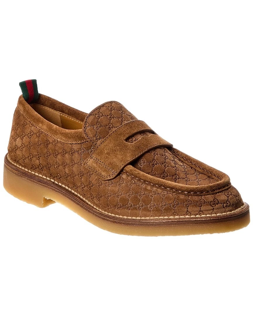 Gucci Brown Suede Casual Shoes for Men for sale | eBay